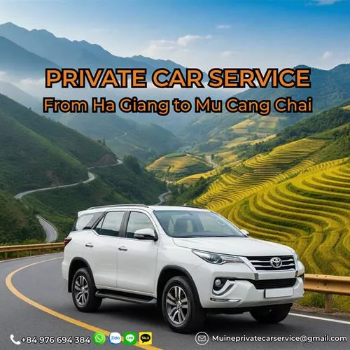 Ha Giang to Mu Cang Chai Private Car